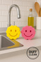 2-Piece Dishwashing Sponge Sponge Double-Sided Smiling Face Sponge Magic Sponge Multi-Purpose Cleaning Sponge - 5