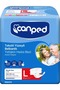 Patient Diaper Adult Waistband Textile Surface L - Large - Large 126 Pieces (9Pk*14) - 2