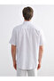 Ozmarka New Season Regular Fit Short Sleeve Striped Men's Shirt - 4