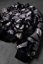 Men's Garnished Full Zip Lined Oversize Plush Sweatshirt - 3