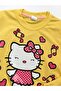 Girls' Cotton Fabric Yellow Cat Pattern Long Sleeve 2 Thread Winter Pajama Set - 3