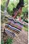 Handmade Knitted Bag / Crochet with Colored Orlon-Cotton Yarn / Lined, with Outer Pocket (41X36)