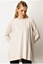 Basic Zero Collar Knit Tunic - 3