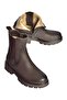 V674420509 Brown Thick Soled Women's Boots with Rubber Detail - 8