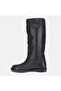 Large Size Women's Genuine Leather Boots 41-42-43-44-Black Leather - 8