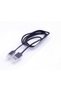 Black Metal Manyetic Tip Lightning USB Cable-Senk