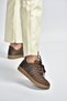 V820104404 Brown Fabric Sports Shoes Sneakers - 4