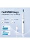 Electric Toothbrush for Adults, with 3 Brush Heads and 4 Modes, Rechargeable Sonic Toothbrush One Charge for 30 Days, Travel Electric Toothbrushes with 2 Mins Timer White - 7