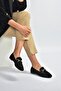 V250017002 Black Suede Casual Women's Shoes
