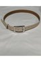 Silver Buckle Classic Women's Belt Thin Trouser Belt Dress Belt Shirt Belt - 4