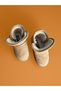 Unisex Baby Kids Winter Camel Velcro School Nursery Slippers Shoes - 2
