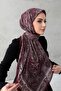 Burgundy Mihri Bohemian Modal Silk Shawl Scarf