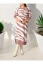 Slit Patterned Knitwear Dress