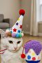 Cat Party Box Set of 3 |   Party Hat, Plush Cake, Plush Gift Box - 6