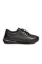 Black Genuine Leather Anatomical Comfortable Flexible Lightweight Women's Casual Shoes Plv020 Z - 3