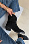 Women's Boots Black Suede