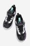 3 Striped Velcro Children's Sports Shoes 30-35 Black Green Orange - 5