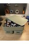 Linea Smart Box Green Set of 3, 1 Piece of 4.5 Lt, 2 Pieces of 2.4 Lt with Lids, Multi-Purpose Storage Box - 3