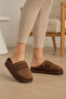 Bitter Brown Women's Velvet Gondola Slippers Byndkdf03 - 3