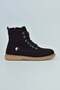 Goldstep Nubuck Lace-Up Zippered Transparent Thermo Sole Women's Boots - 3