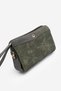 Women's Crossbody Clutch & Portfolio Hand and Shoulder Bag with Zippered Inner Pocket Faris Khaki - 2