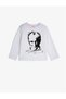 Girl's White Long Sleeve Ataturk Black Pleated Performance Skirt April 23 October 29 November 10 Performance - 4