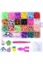 NEW 1100 PCS Bracelet Making Set, Bracelet Making Kit, Rainbow Rubber Bands Kit - 2