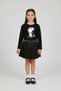 Girl's Black Long Sleeve Ataturk Black Pleated Performance Skirt April 23 October 29 November 10 Performance