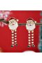 Santa Claus, New Year's Earrings, Sparkling, Fun Earrings - 6