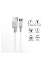 كابل PowerLine Select+ USB-A إلى Micro USB، بطول 3 أقدام، شحن سريع 6 أمبير - 6