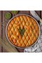 (42 cm) Stainless Steel Baking Tray Baklava Pastry Tray Round Oven Tray - 2