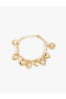 Heart Detailed Dangle Chain Bracelet