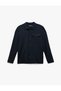 Regular Fit Viscose Blend Covered Pocket Detailed Classic Collar Long Sleeve Shirt - 4
