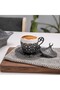 1 Piece Turkish Coffee Cup - Traditional Design with Crescent Motif, Turkish, Greek, Arabic Coffee