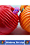 Pet Mouth Teeth Scratching Chewing Cleaning Fun Time Rubber Ball Dog Toy 2Pcs - 3