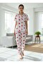 Women's Buttoned Pajamas Set