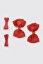 Girl's Ribbon Detailed Buckle Set