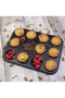 2PCS Bakeware 12 Cup Muffin Pan, 350 mm x 265 mm x 28 mm - 2