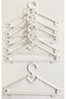 Children's Clothes Hanger Notched 24 Pieces White Baby Hanger 26.5 cm Serrated - 2