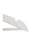 24 Pieces Wooden Look Plastic White Clothes Hangers - 3