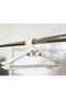 Children's Clothes Hanger Notched 24 Pieces White Baby Hanger 26.5 cm Serrated