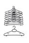 Plastic Clothes Hanger 36 Pieces Economical Clothes Hanger Hanger Skirt Hanger Pants Hanger - 2