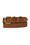 100% Genuine Leather, 4 cm Cinnamon Suede Women's Belt with Gold Buckle; Jeans, Sports Belt=Suede.26.Tarçin