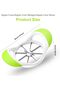 Upgraded Apple Slicer, Corer & Divider, 4.72 in, 8-Blade, Green - 3
