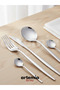 New Vega Elite Teaspoon |   18/10 Steel |   Silver Plating |   6 Pieces - 3
