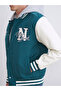 Ozmarka New Season Standard Fit College Collar Men's Bomber Jacket - 3
