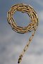Steel Italian Paper Clip Laser Engraved Necklace 4 mm Gold Color |   Non-Tarnishing, Unisex, 2 Years Warranty