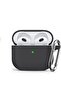 Flexible Silicone Case Cover Compatible with AirPods Pro 3 - Black - 2