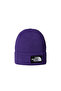 Tnf Logo Box Cuffed Beanie Hat Nf0A8Chenl41 Purple