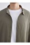 Comfortable Fit Textured Men's Shirt - 3